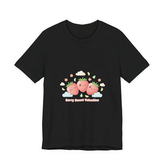 Strawberry Milk Cute Strawberry Print Tee | pastel kawaii fruit design